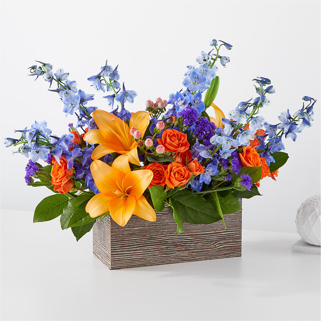 Radiant Citrus Box Bouquet – Emotional Bonding, Niles IL