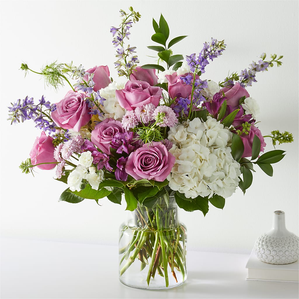Violet Caress Bouquet – Emotional Bonding, Niles IL
