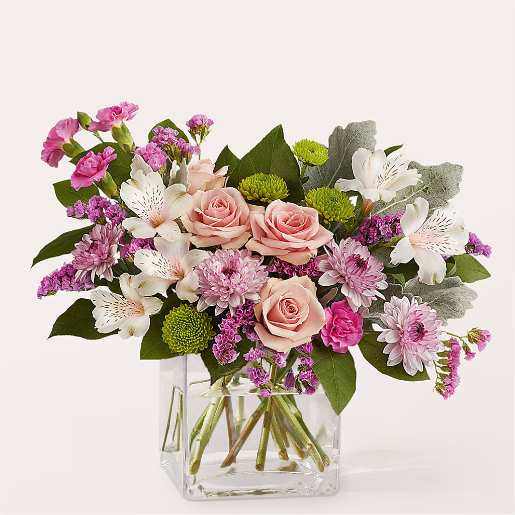 Pink Suede Bouquet – Emotional Bonding, Niles IL