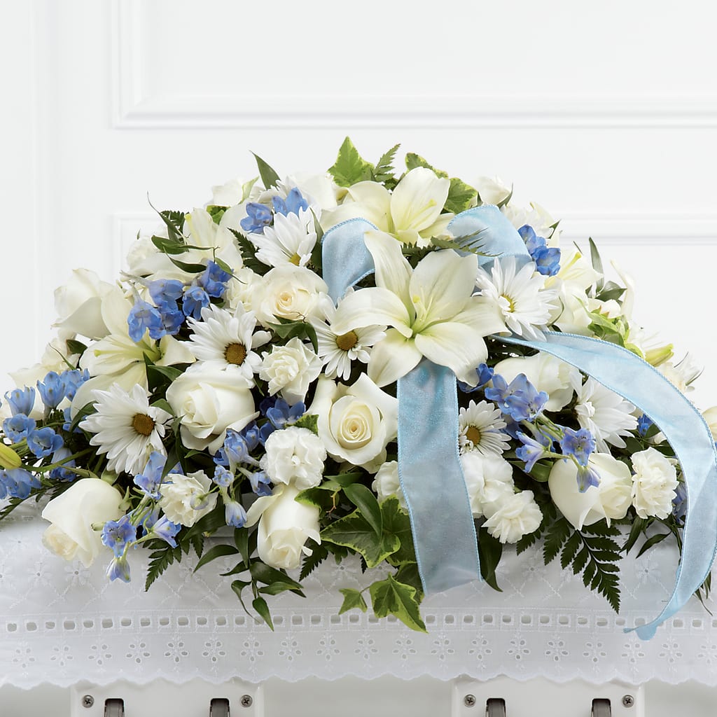 Tender Treasure Casket Spray – Emotional Bonding, Niles IL