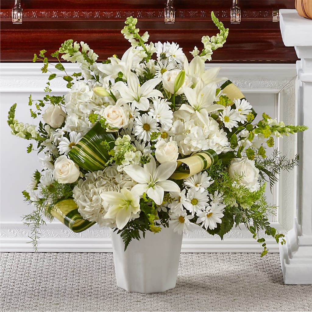 Thoughts of Tranquility Floor Basket – Emotional Bonding, Niles IL