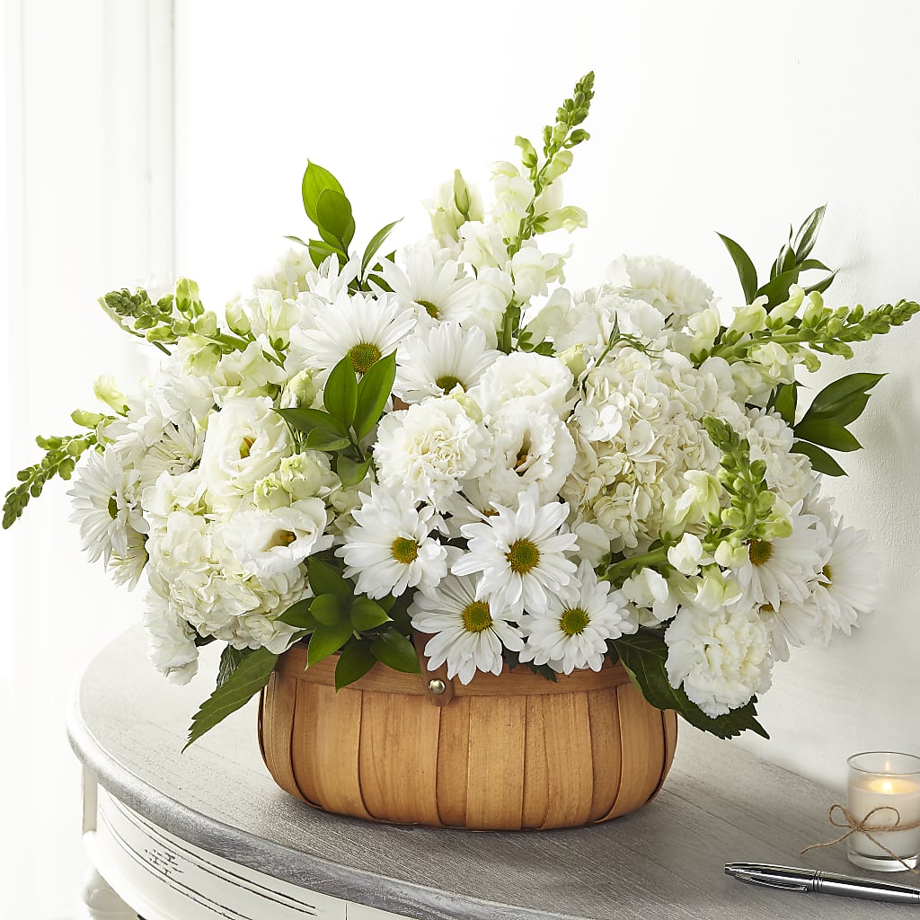 Pure Ivory Basket – Emotional Bonding, Niles IL