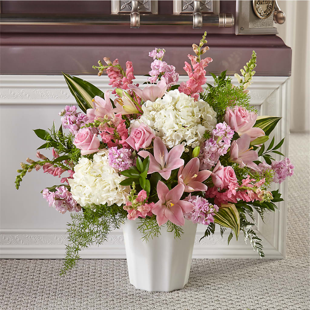 Simply Serene Floor Basket – Emotional Bonding, Niles IL
