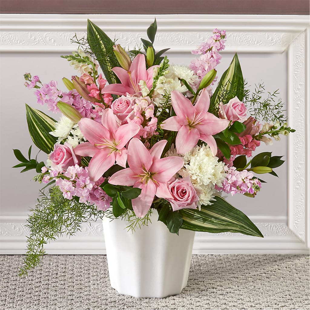 Simply Serene Floor Basket – Emotional Bonding, Niles IL