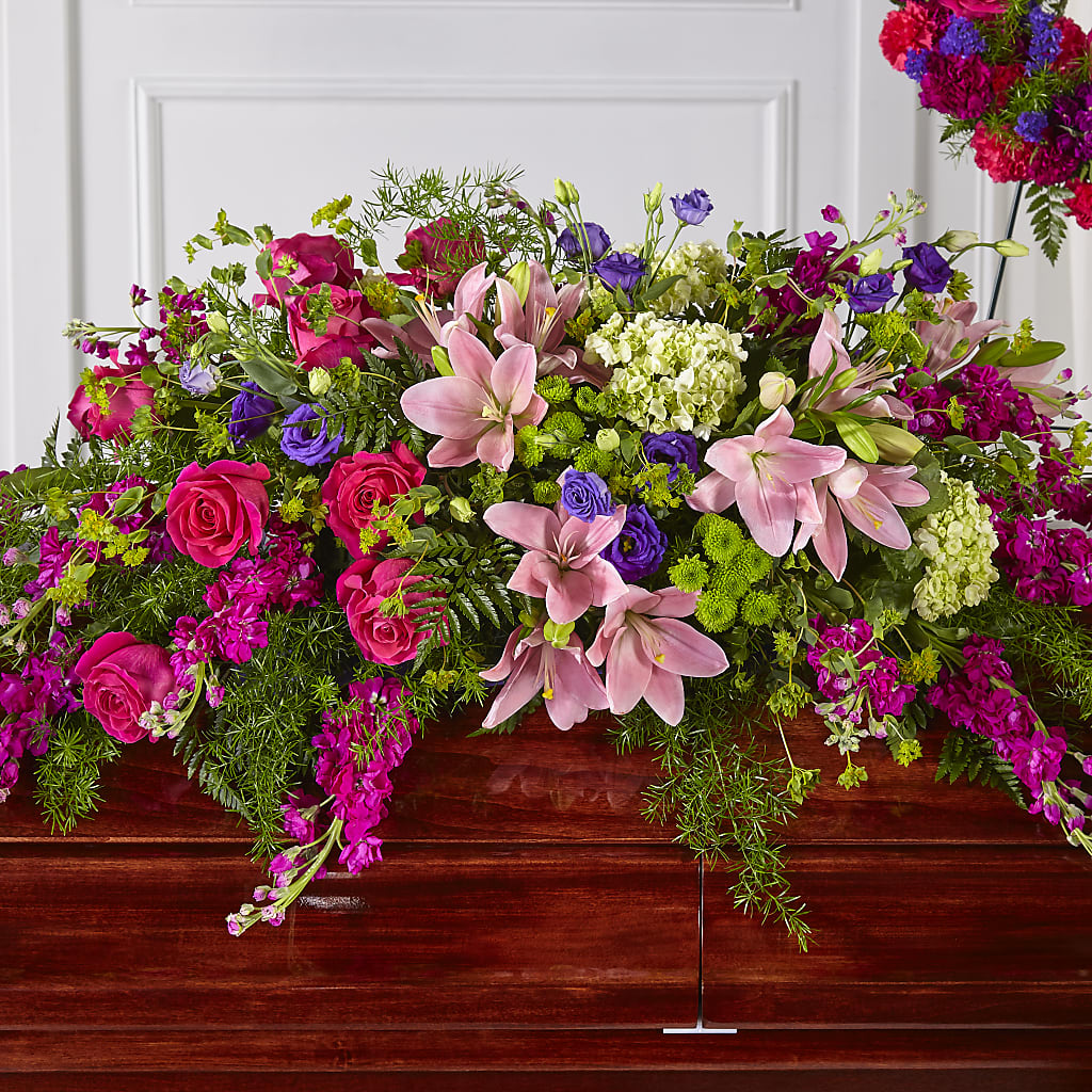 Radiant Tribute Casket Spray – Emotional Bonding, Niles IL