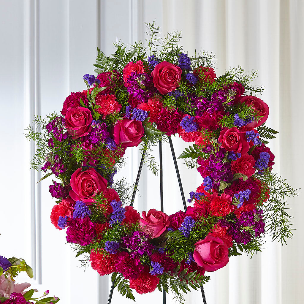 Calming Colors Wreath – Emotional Bonding, Niles IL