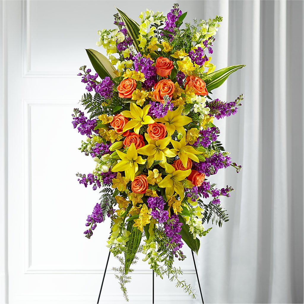 Thoughtful Prayers Standing Spray – Emotional Bonding, Niles IL