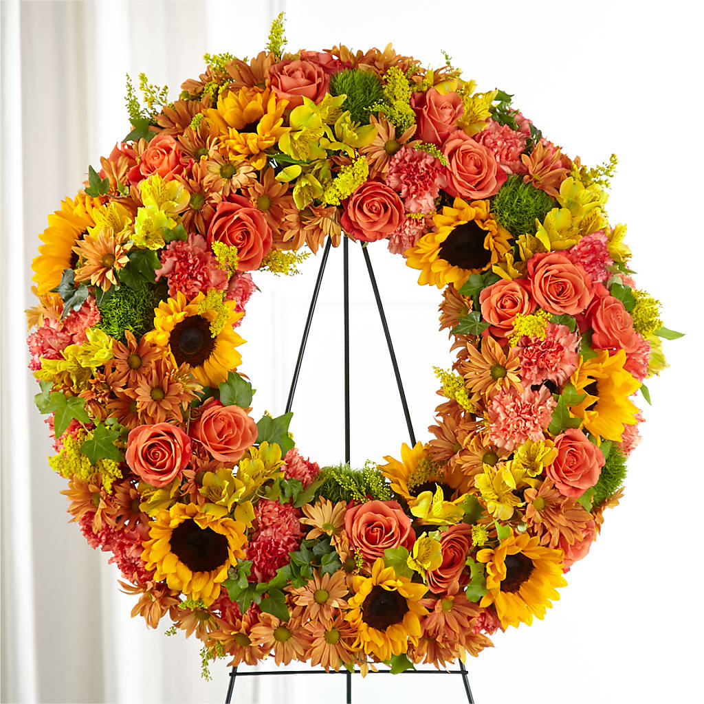 Autumnal Memories Wreath (Standard) – Emotional Bonding, Niles IL