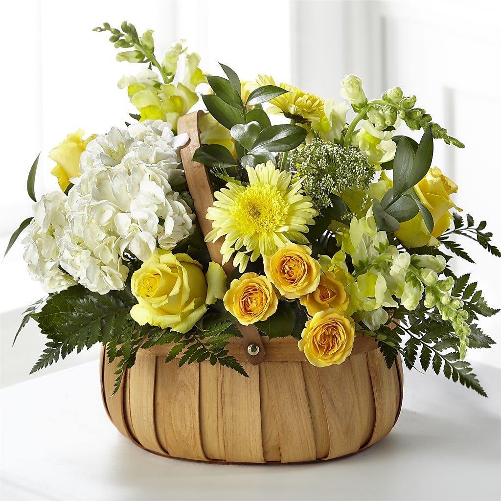 Rustic Remembrance Basket – Emotional Bonding, Niles IL