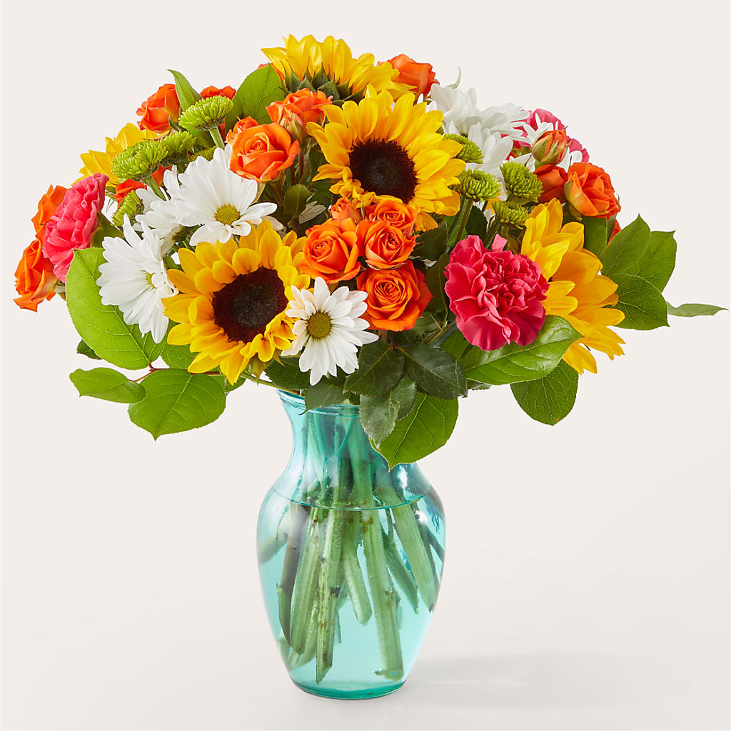 Sun-drenched Blooms Bouquet – Emotional Bonding, Niles IL