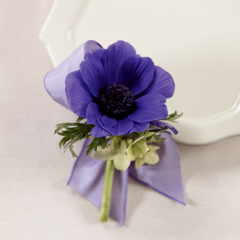 Purple Passion Boutonniere – Emotional Bonding, Niles IL
