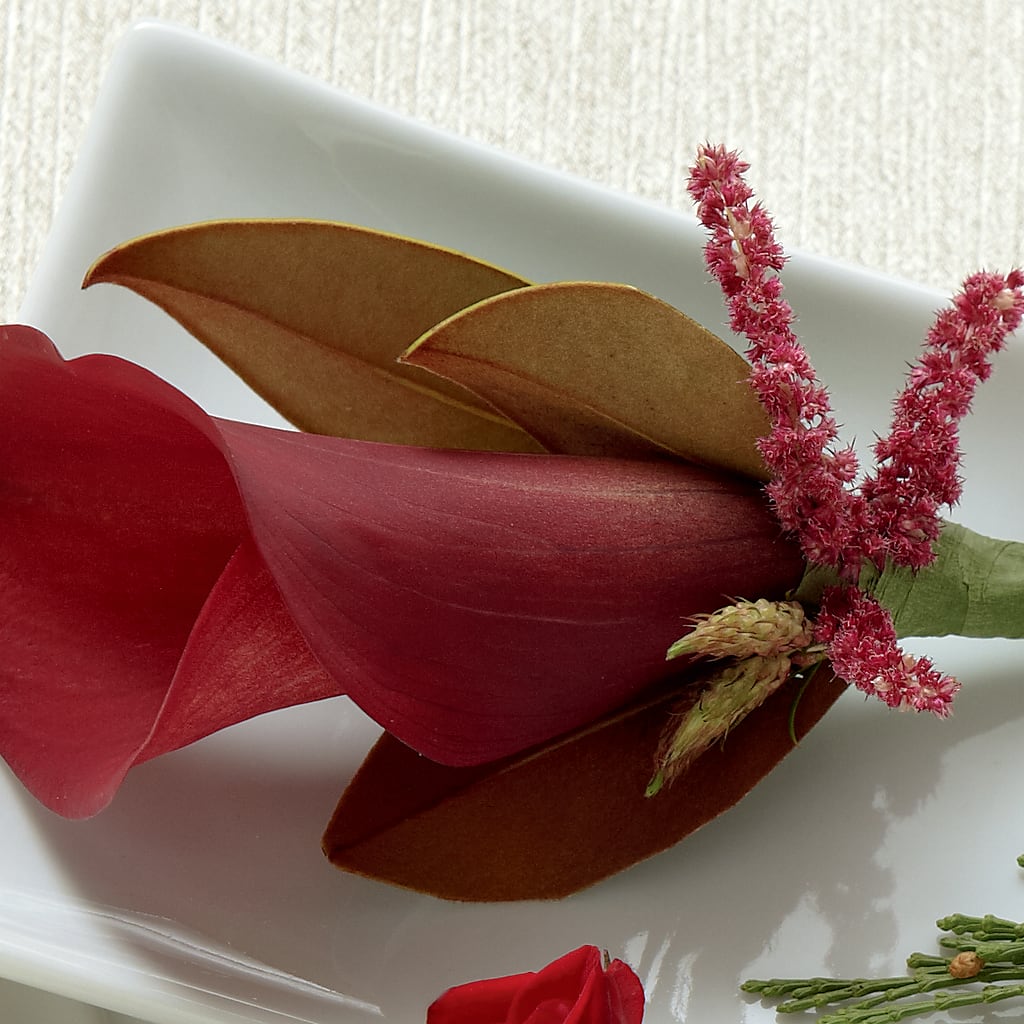Red Calla Boutonniere – Emotional Bonding, Niles IL