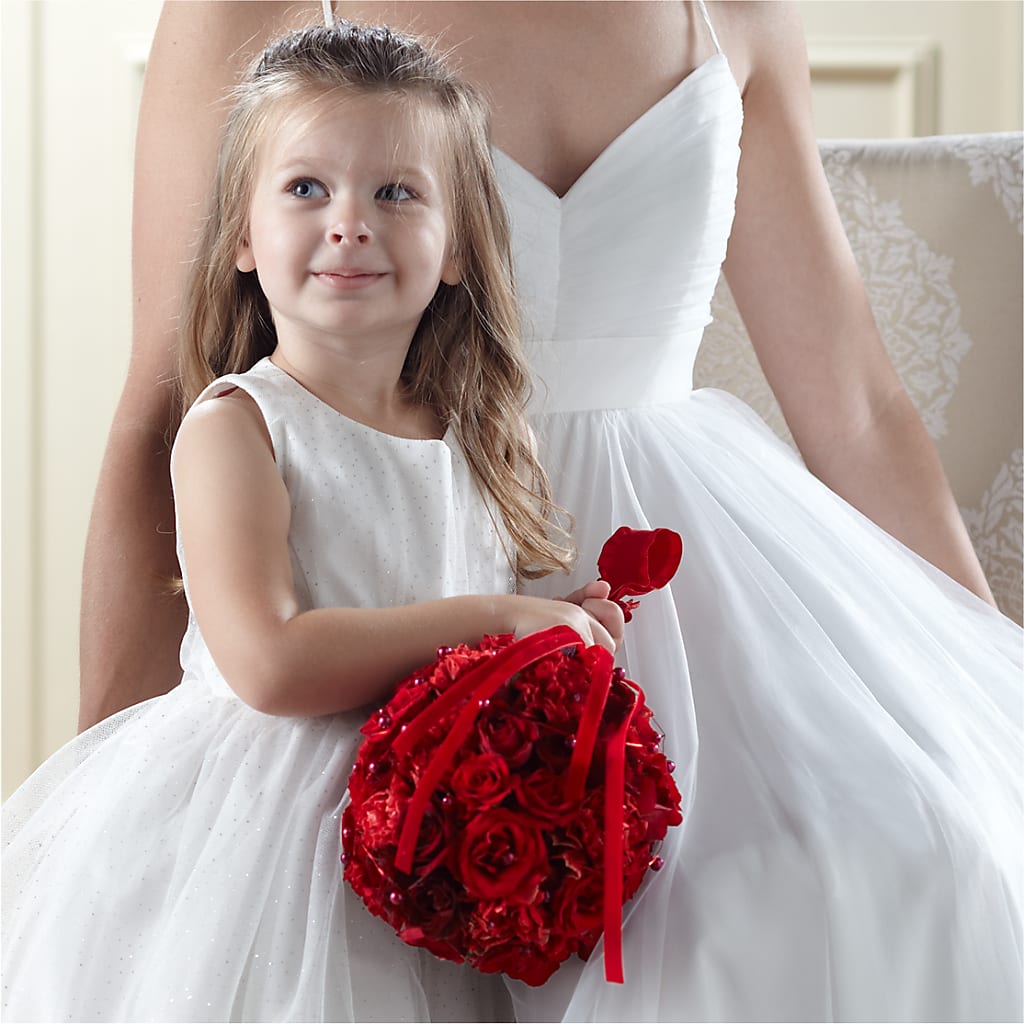 Pure at Heart Flower Girl Arrangement – Emotional Bonding, Niles IL
