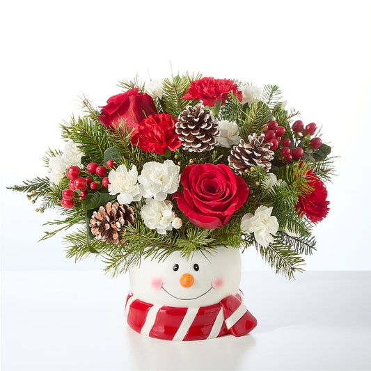 Jolly Snowman Bouquet –  Emotional Bonding, Niles IL