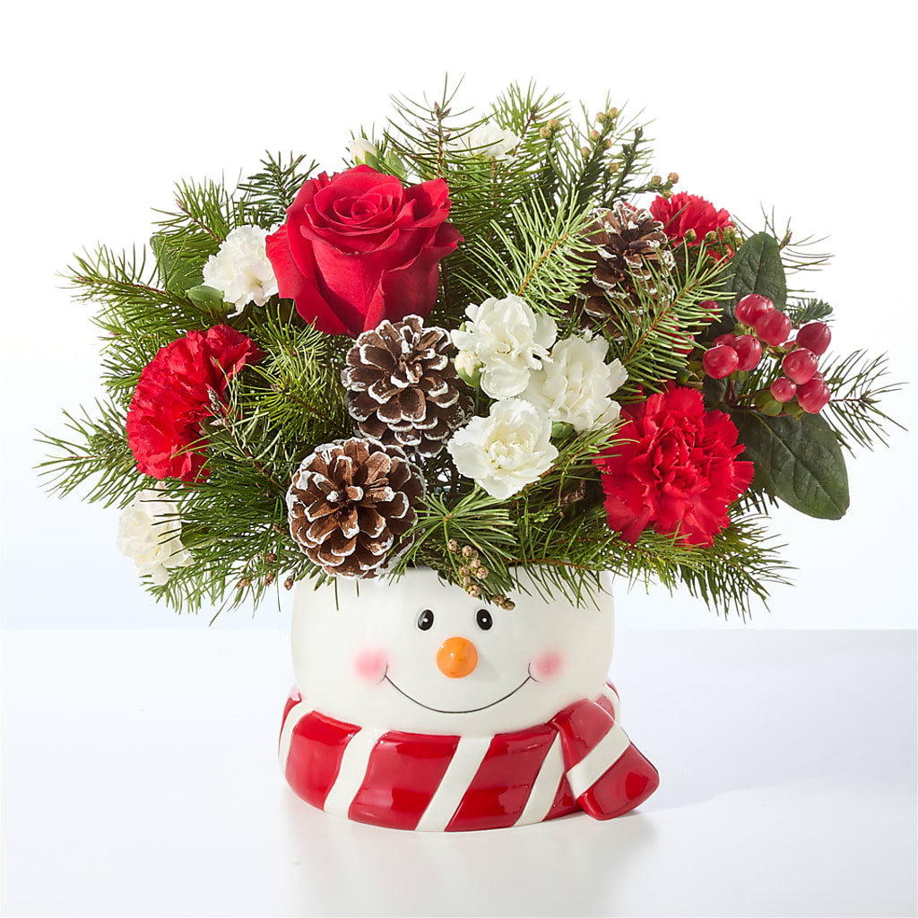 Jolly Snowman Bouquet –  Emotional Bonding, Niles IL
