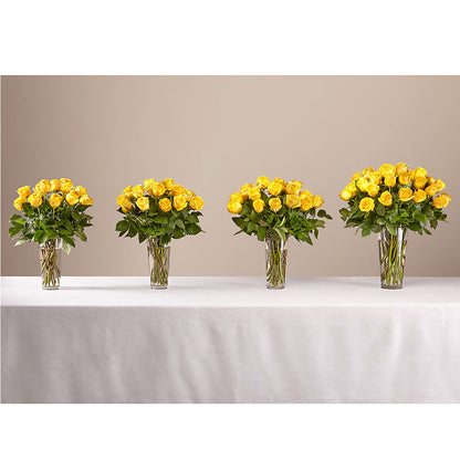 Long Stem Yellow Rose Bouquet –  Emotional Bonding, Niles IL
