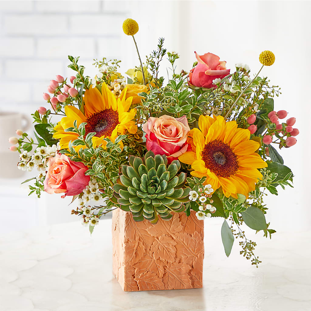 Sunflower Season Bouquet –  Emotional Bonding, Niles IL
