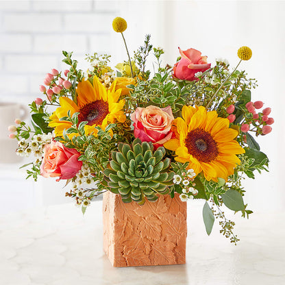Sunflower Season Bouquet –  Emotional Bonding, Niles IL