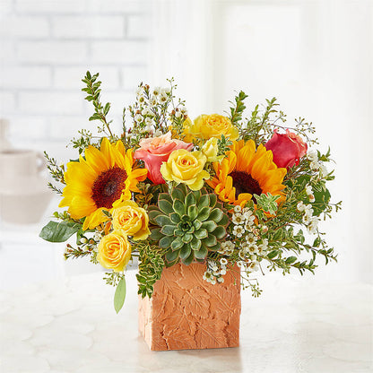Sunflower Season Bouquet –  Emotional Bonding, Niles IL