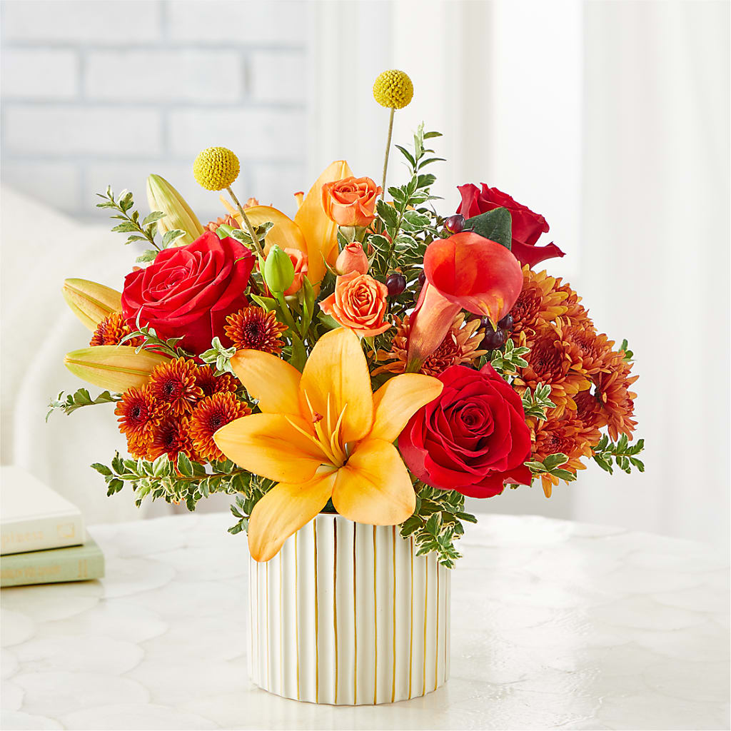 Scarlet Skies Bouquet –  Emotional Bonding, Niles IL