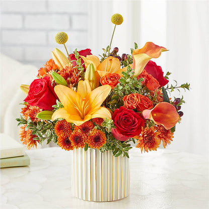 Scarlet Skies Bouquet –  Emotional Bonding, Niles IL