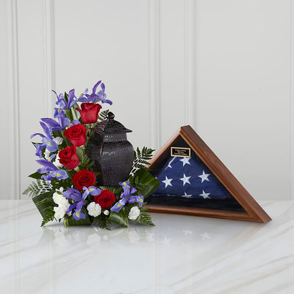 Patriotic Tribute Arrangement –  Emotional Bonding, Niles IL