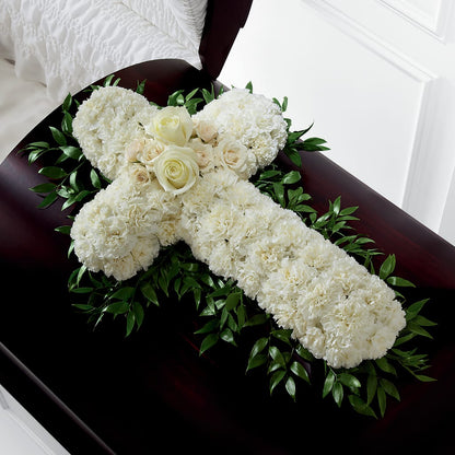 Peaceful Memories Casket Spray (Standard) –  Emotional Bonding, Niles IL