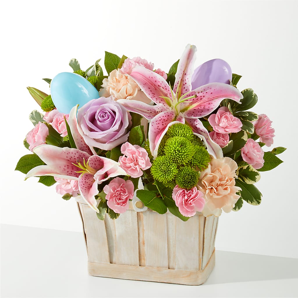 Eggcellent Blooms Basket