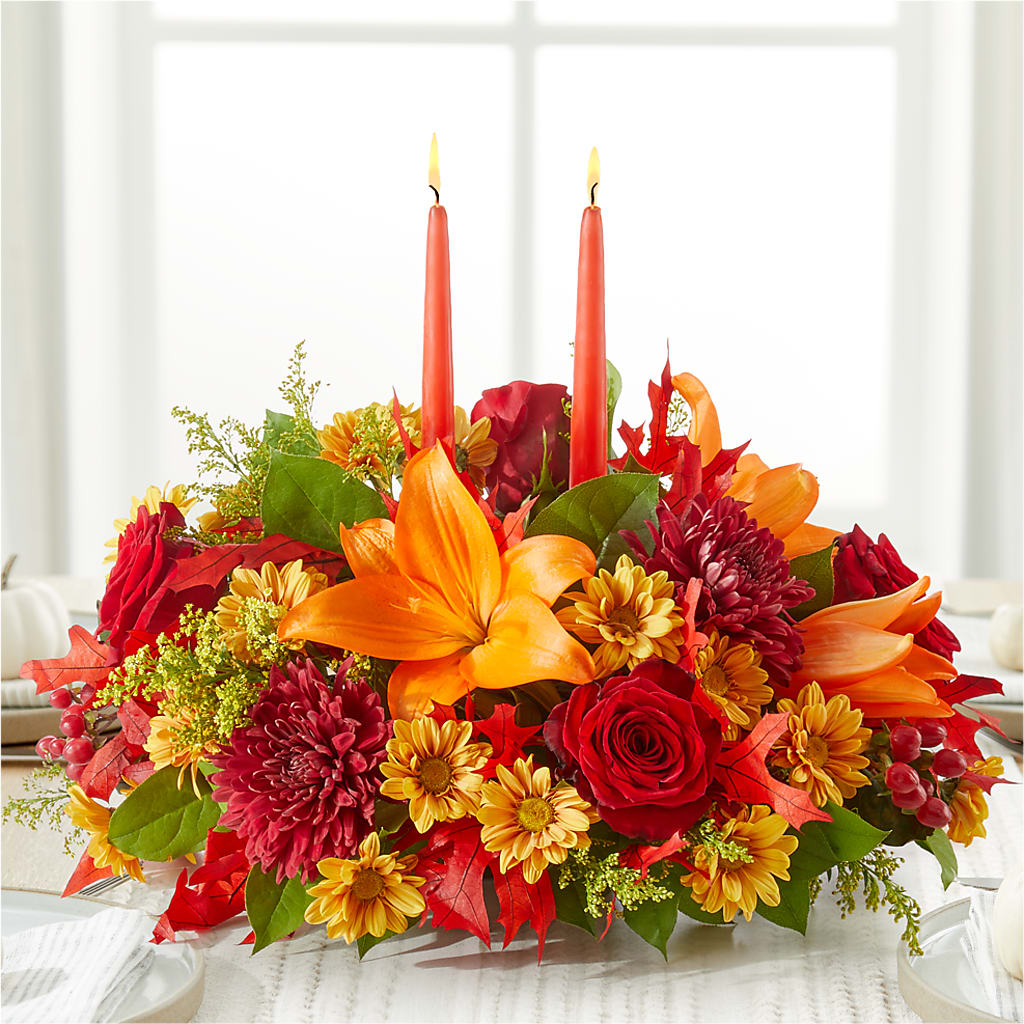 Autumn's Embrace Centerpiece –  Emotional Bonding, Niles IL
