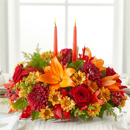 Autumn's Embrace Centerpiece –  Emotional Bonding, Niles IL