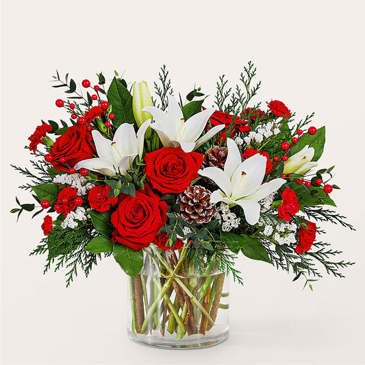 Best in Snow Bouquet –  Emotional Bonding, Niles IL