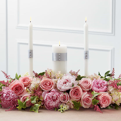 Worldwide Romance Unity Candle Arrangement –  Emotional Bonding, Niles IL